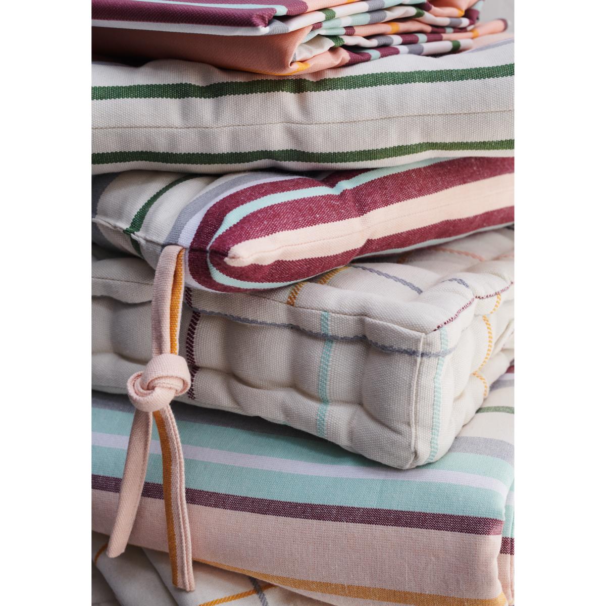 Outdoor Check quilted throw 130x180 Multi – image 3
