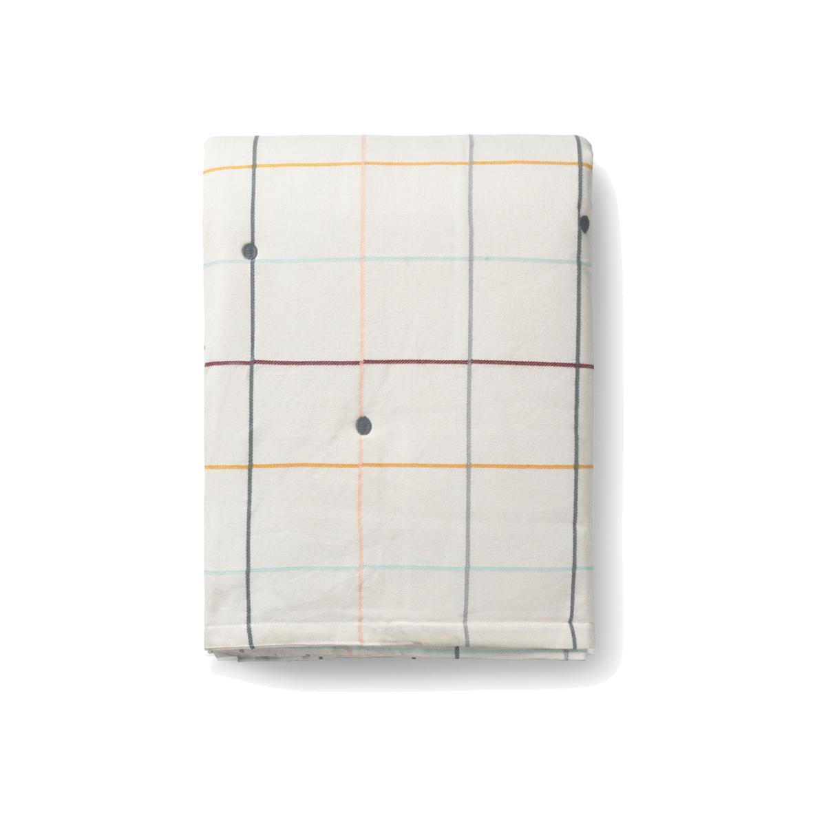Outdoor Check quilted throw 130x180 Multi – image 1