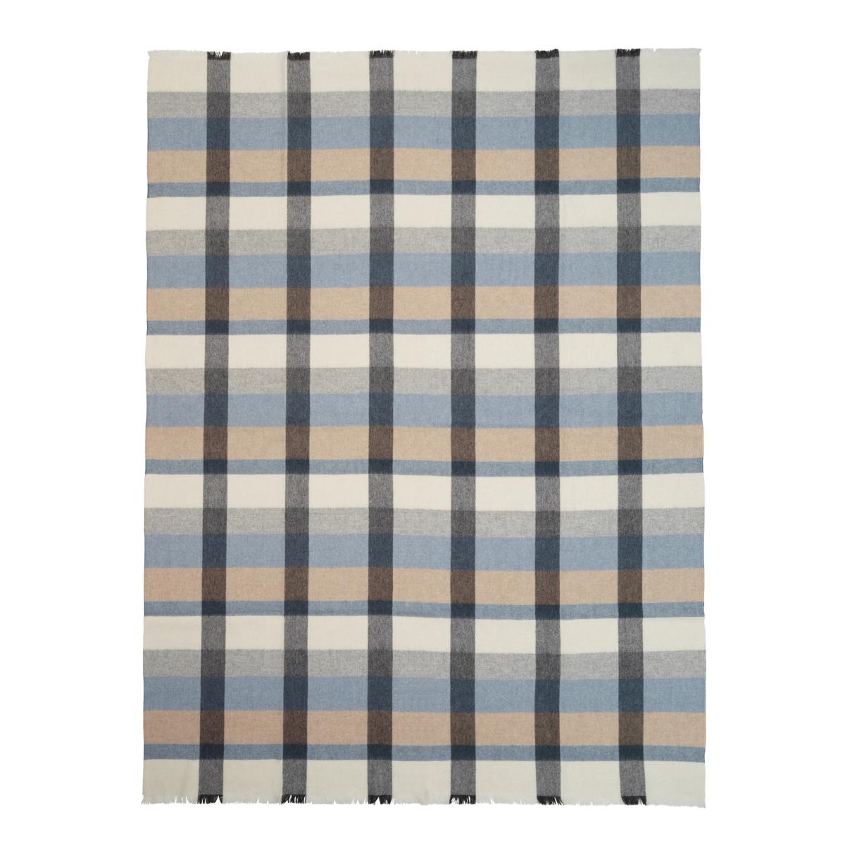 Intersection throw 130x190 cm ocean blue-grey – image 2