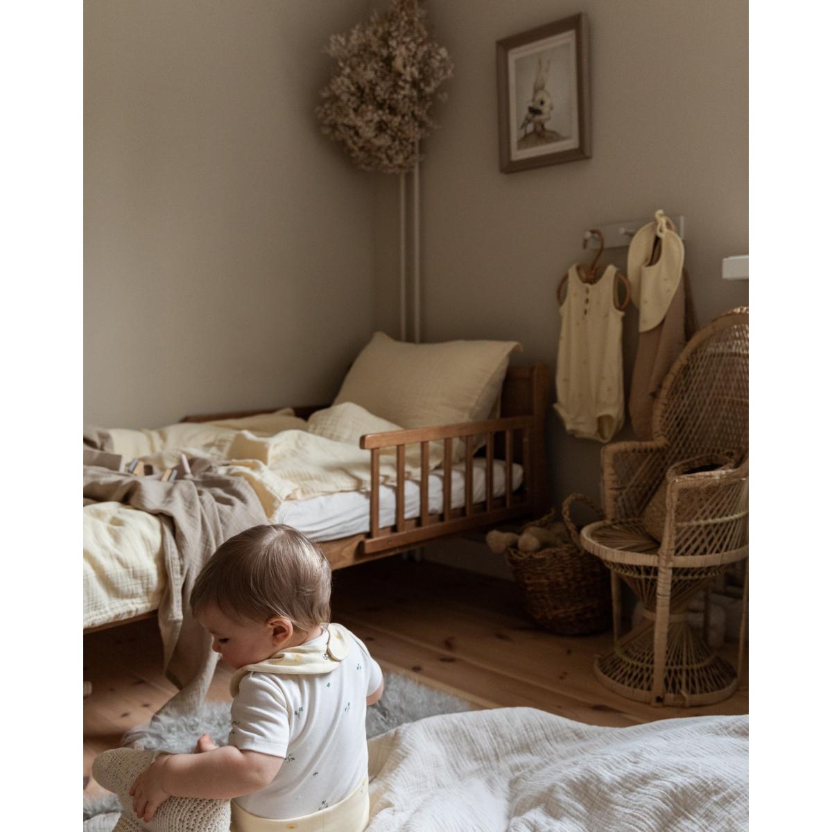 Garbo&Friends Eggshell Muslin padded blanket 100x140 cm – image 3