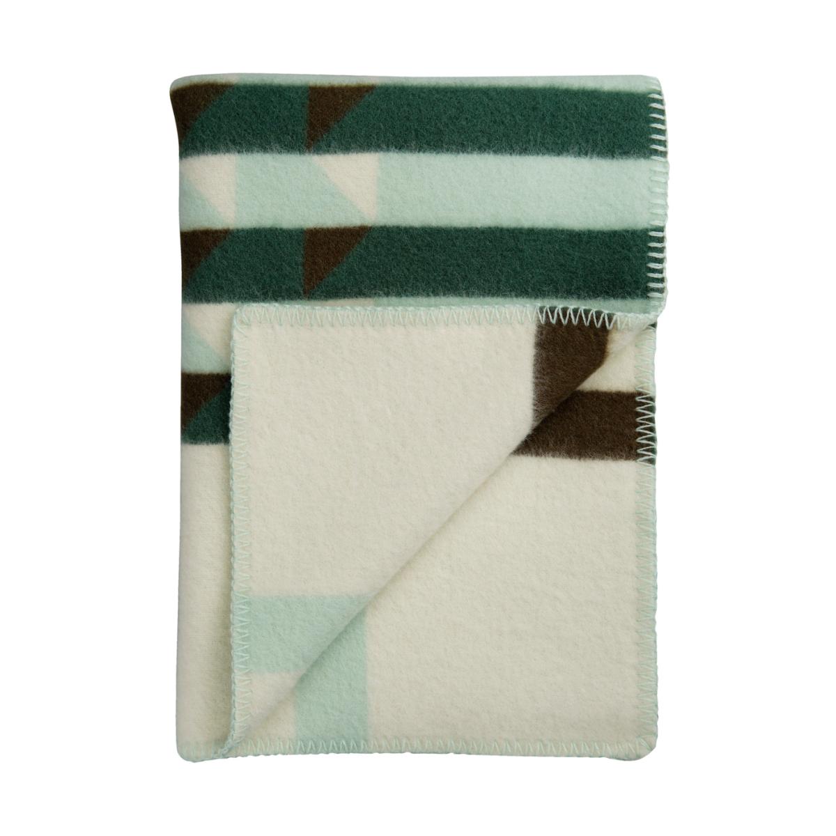 Røros Tweed Kvam blanket 135x200 cm Green – image 2