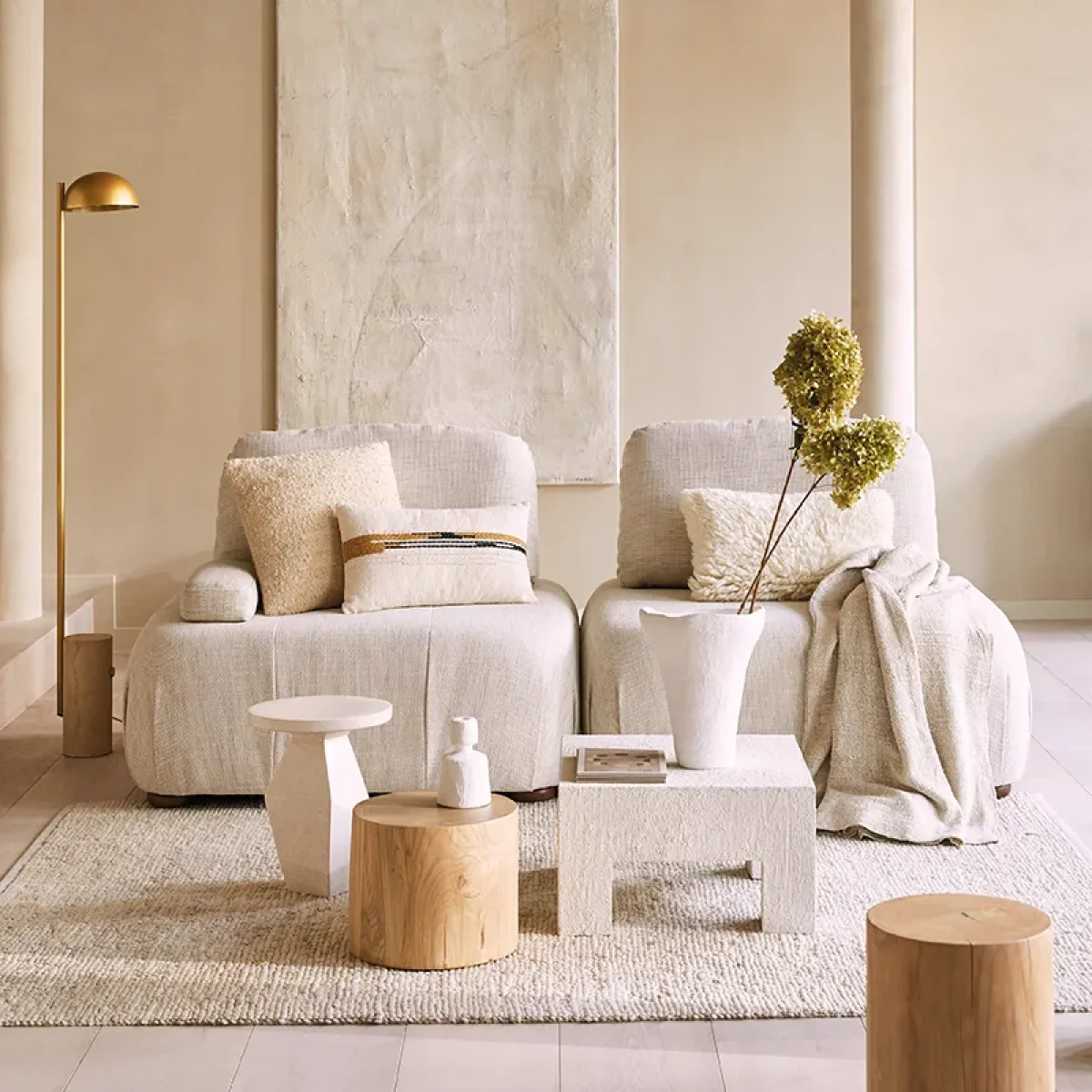 URBAN NATURE CULTURE Urban Nature Culture bedspread 220x220 cm Natural – image 2