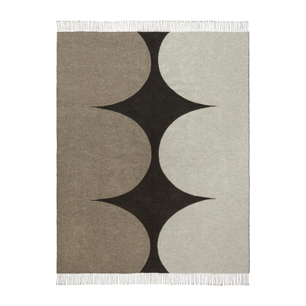 Marimekko Härkä throw 170x130 cm black-brown-beige – image 2