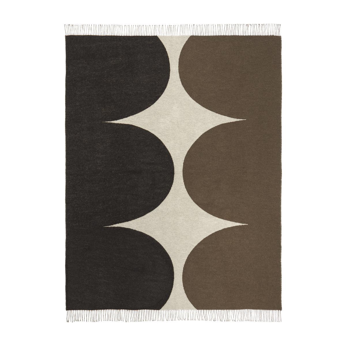 Marimekko Härkä throw 170x130 cm black-brown-beige – image 3
