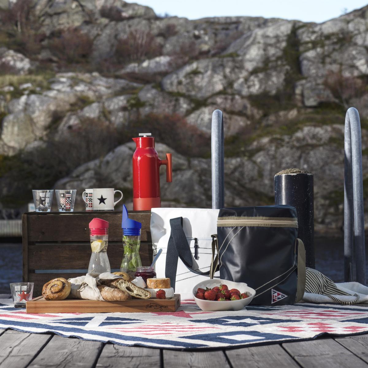 Nautic picnic throw 130x180 cm – image 3