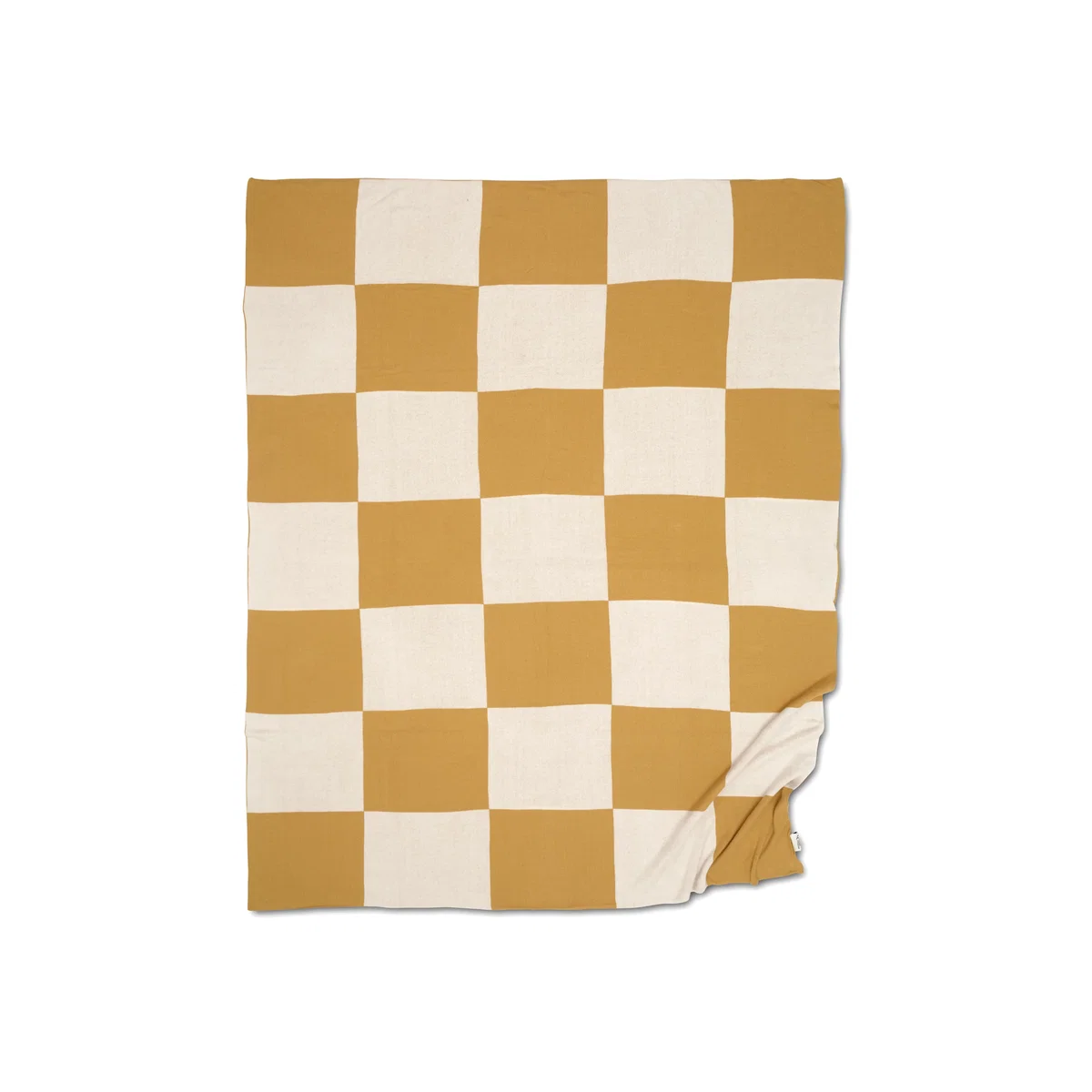 Classic Collection Square throw 130x170 cm Yellow – image 1