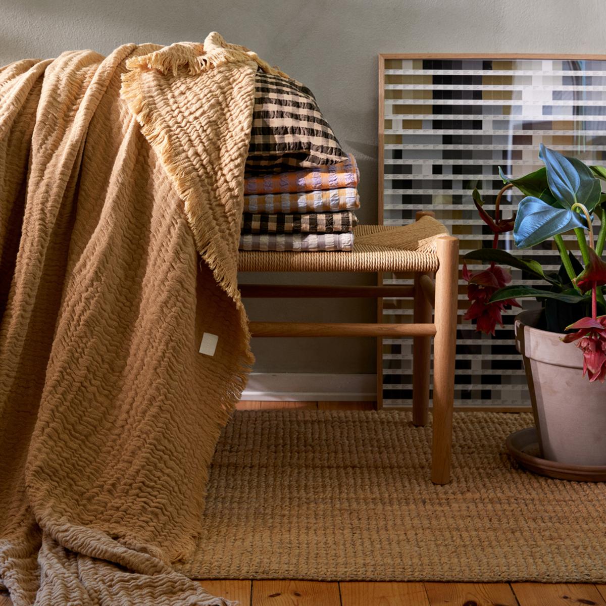 Juna Reloved bedspread 190x240 cm Sand – image 6