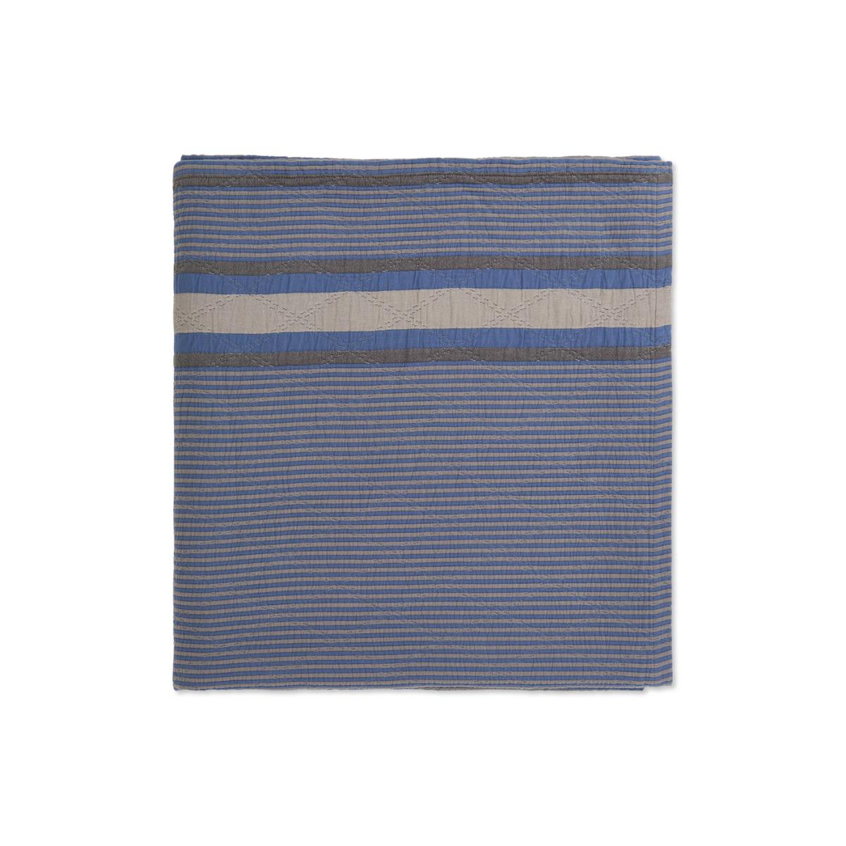 Lexington Side Striped Soft Quilted bedspread 160x240 cm Blue – image 2