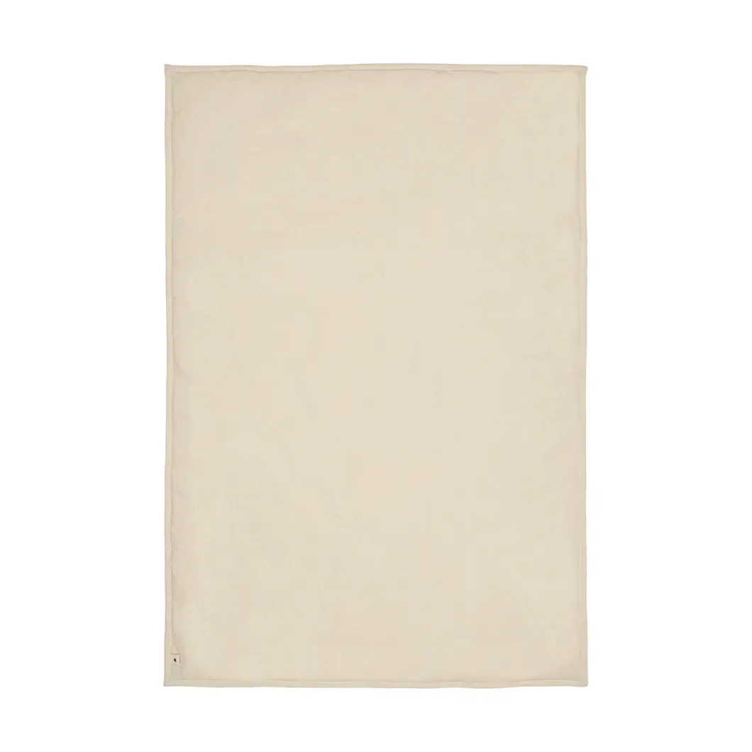 Ferm Living Lunden blanket Off-white-dark chocolate 80x110 cm – image 2