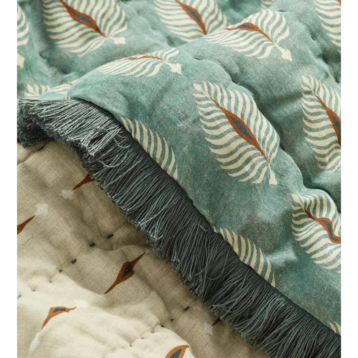 OKA, Ocellus Quilt - Warm Seafoam, Throw – image 3