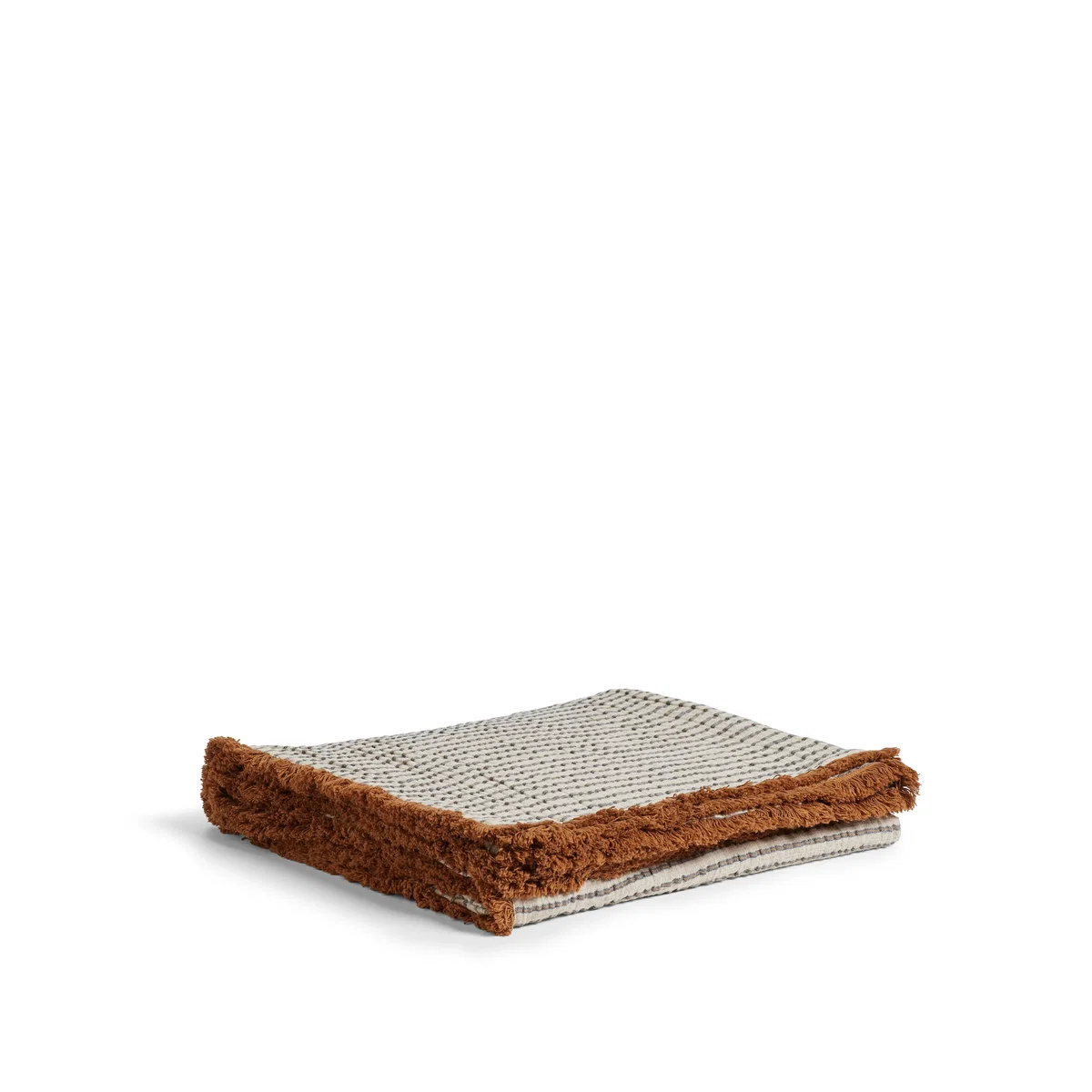 OKA, Avonlea Throw with Fringing - Ochre, Throw – image 2