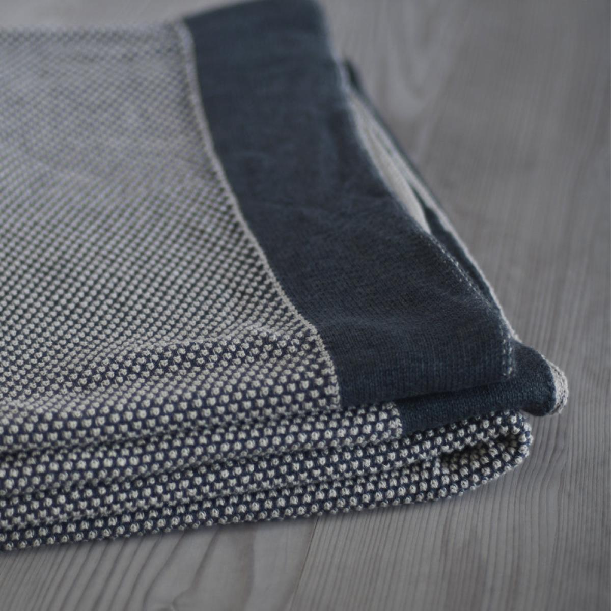 Garden Trading Framlingham Throw 130x170cm in Grey Oatmeal – image 1