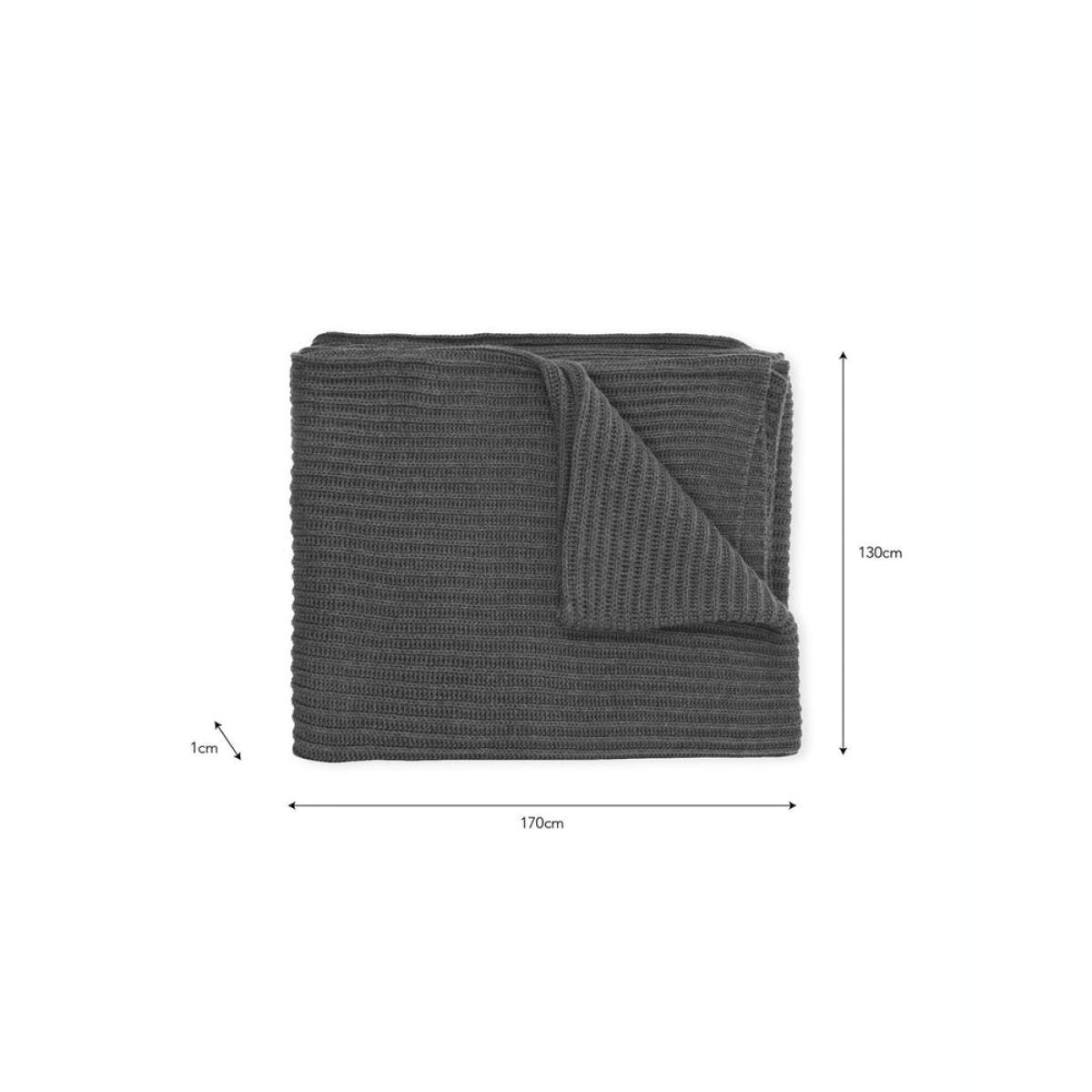 Olivia's Grey Textured Throw – image 4