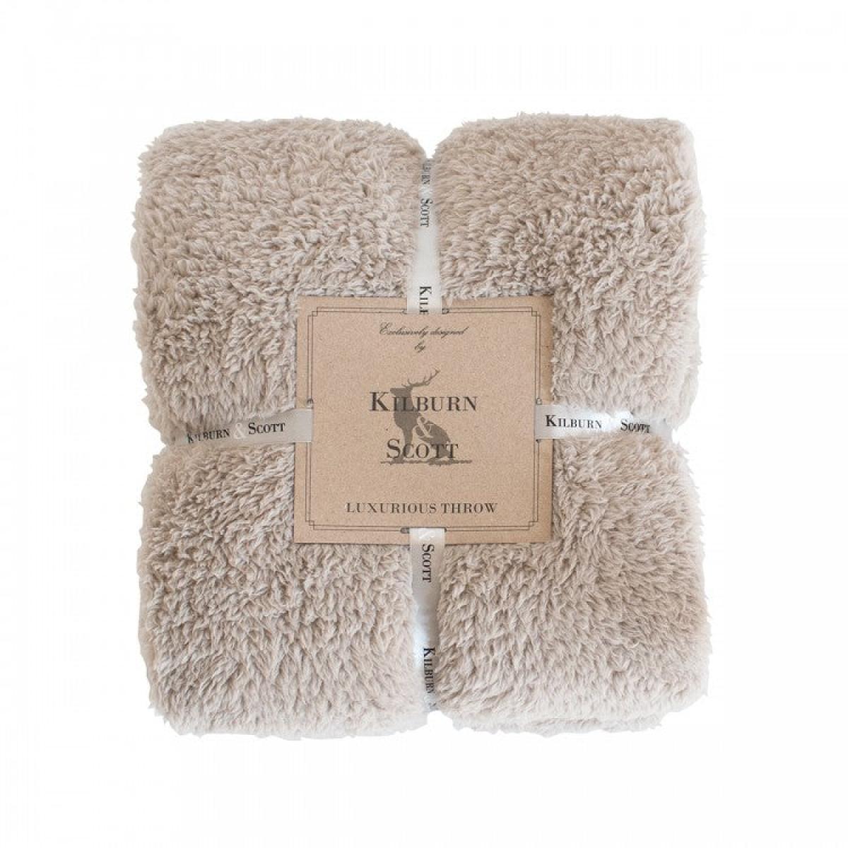 Gallery Direct Teddy Fleece Throw / Duck Egg – image 5