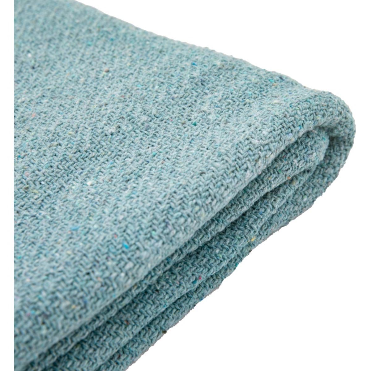Reynosa Tassel Throw 130cm x 170cm - Teal In Blue – image 6