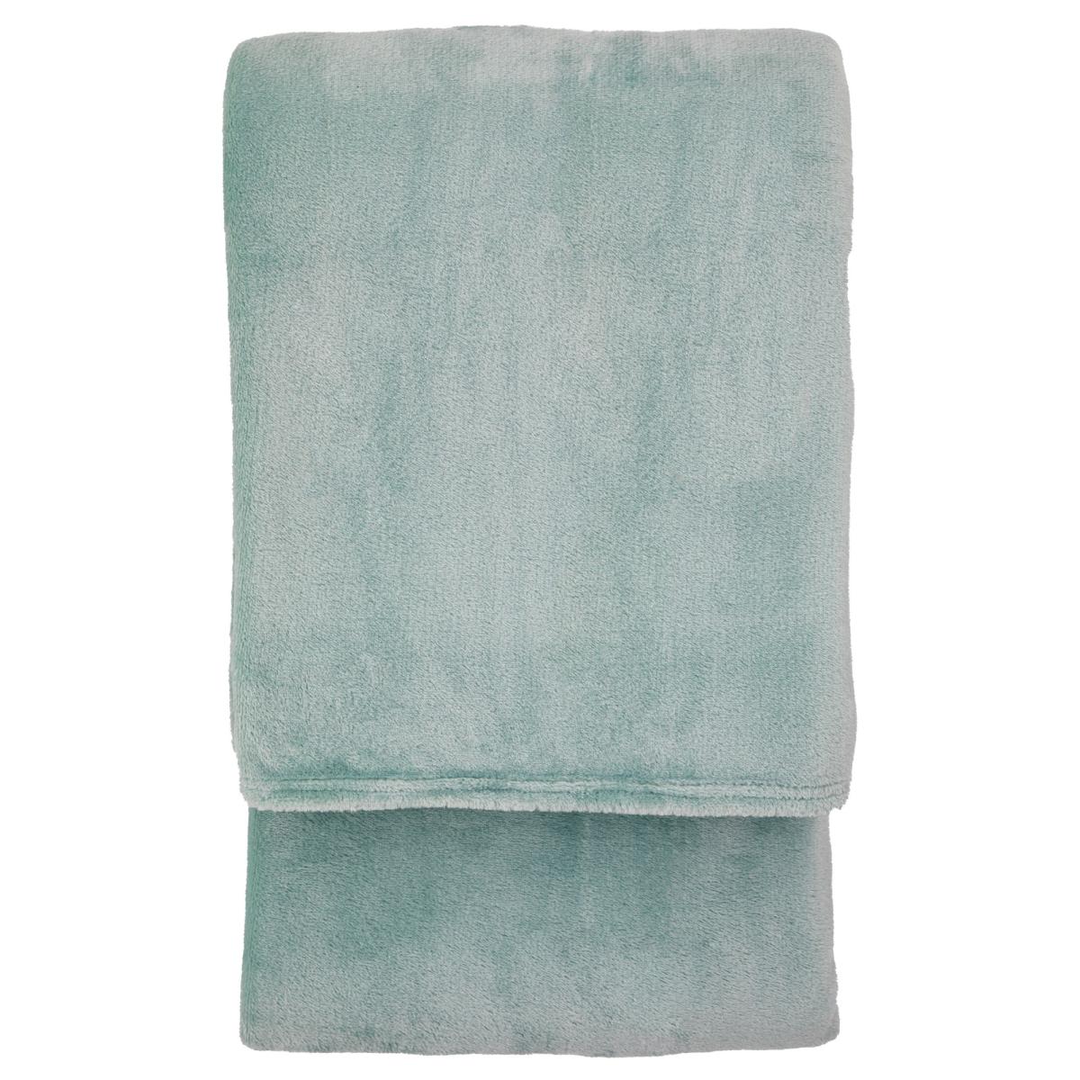 Santa Fe Fleece Super Soft Throw 200cm x 220cm -Teal In Blue – image 2