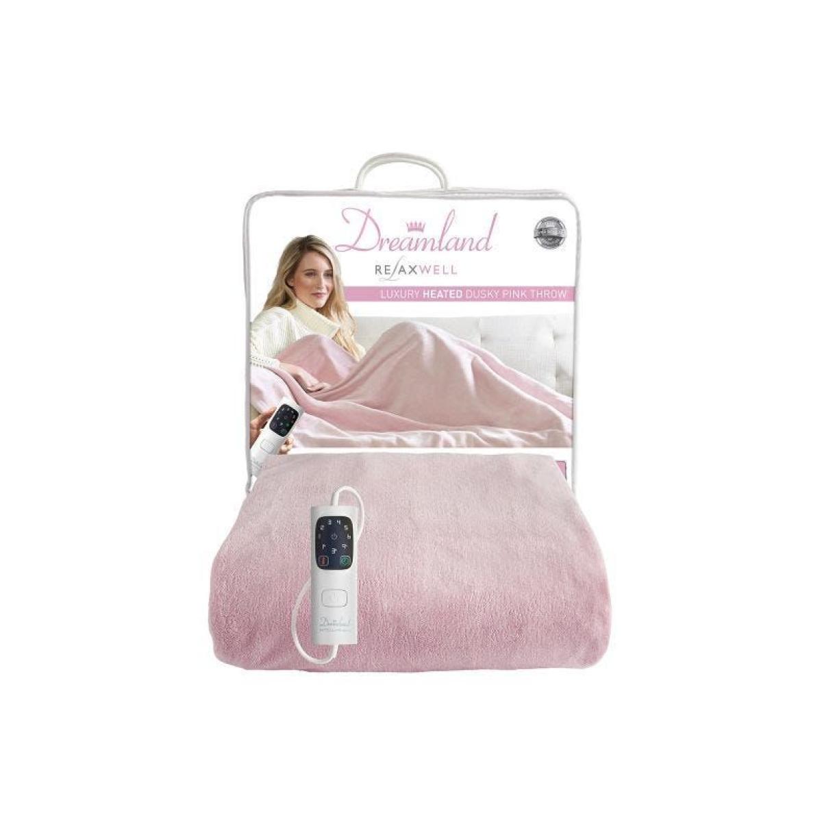 Dreamland Intelliheat Luxury Heated Pink Throw – image 8