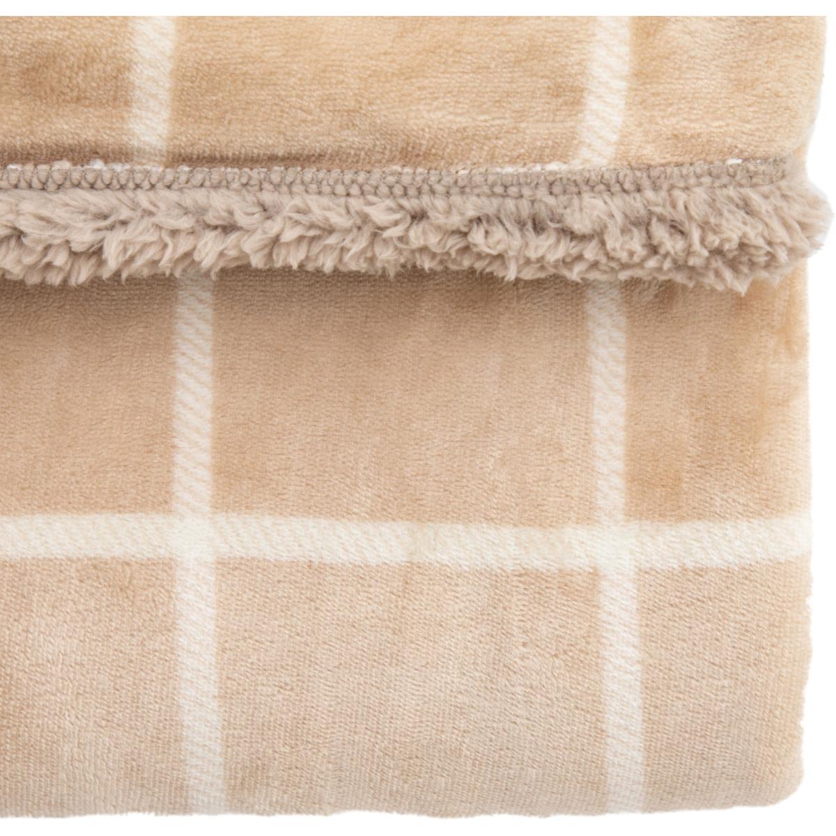 Window Payne Luxurious Sherpa Throw 152x177cm - Natural – image 6