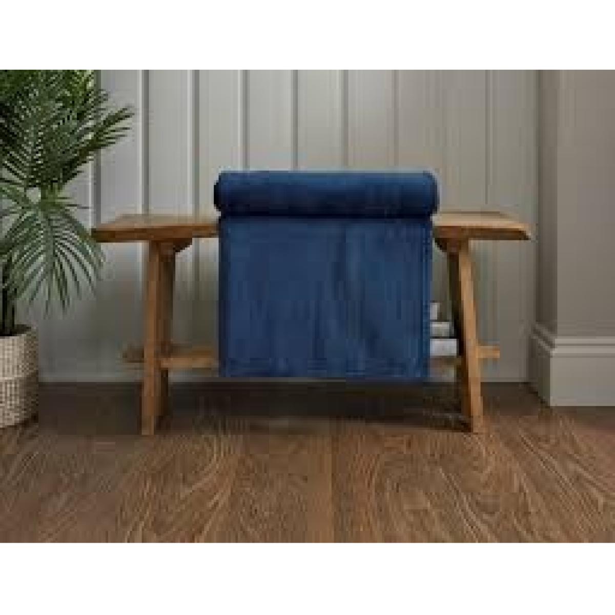 Deyongs Snuggle Touch Supersoft Fleece Throw - Navy – image 3