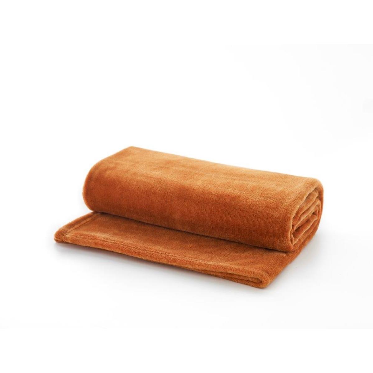 Deyongs Cosy Comforts Fleece Throw - Rust, 127x152cm – image 2