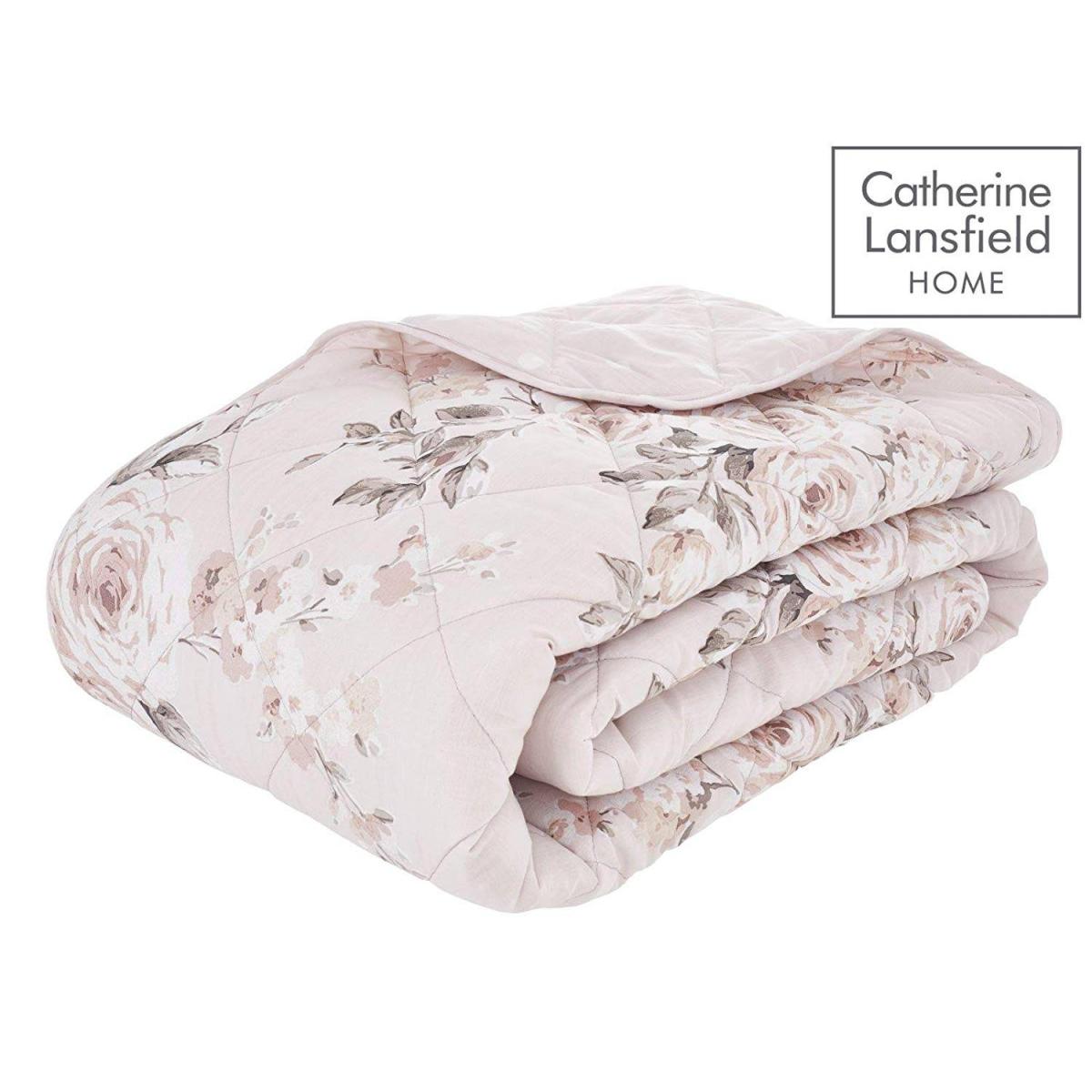 Catherine Lansfield Canterbury Blush Bedspread – image 2