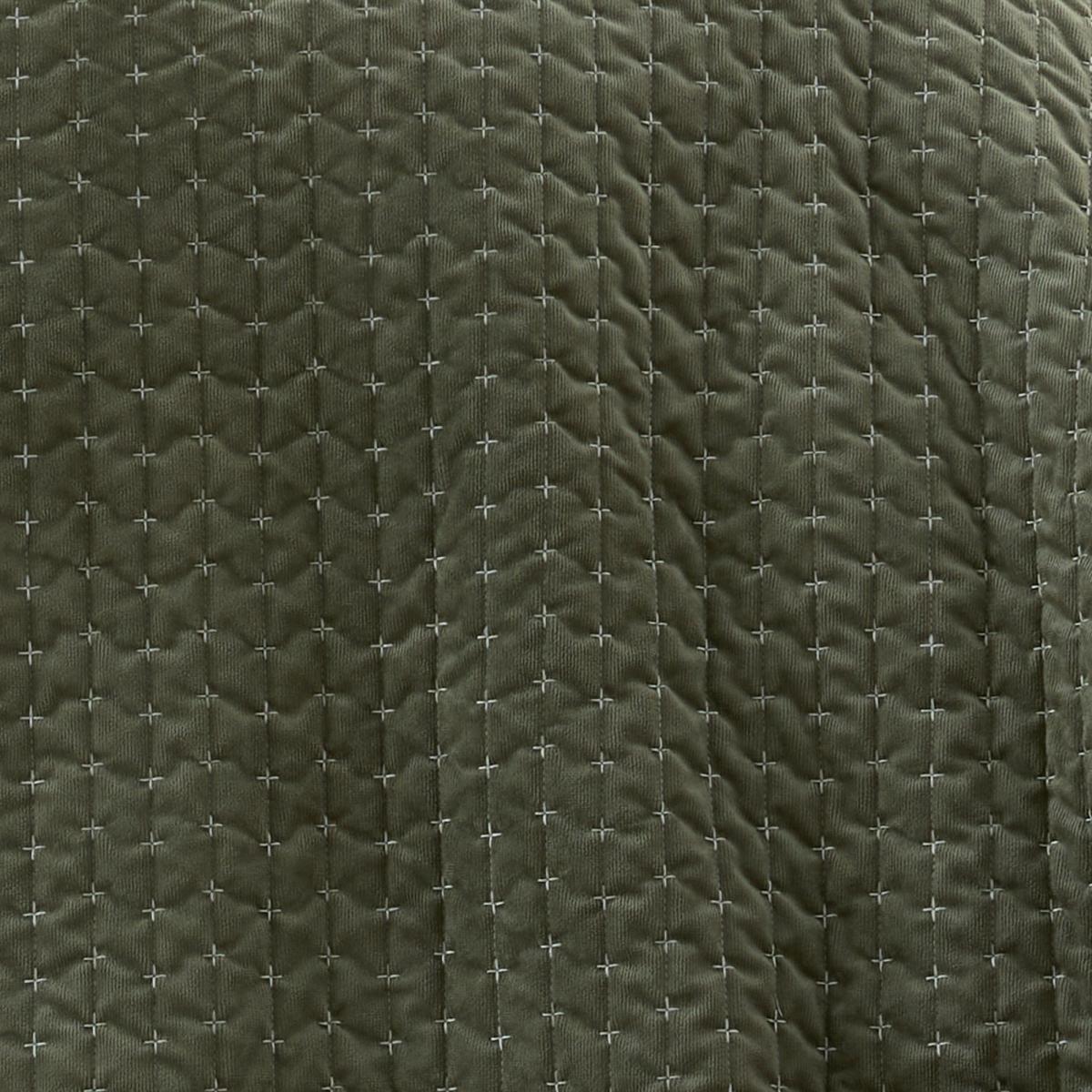 Bianca Attica Velvet Bedspread 240x260cm - Green – image 3