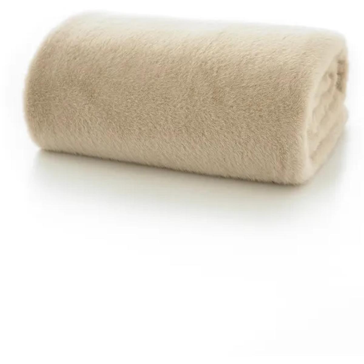 Deyongs Ashford Supersoft Faux Fur Throw - Natural In Cream – image 2