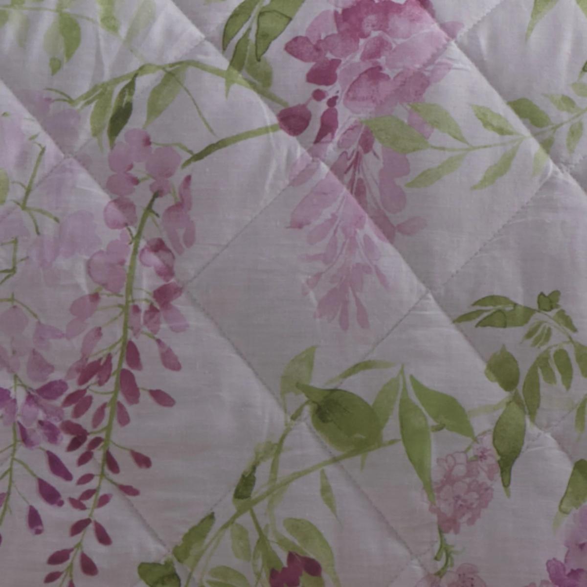 Dreams and Drapes Wisteria Bedspread 200x230cm In Pink – image 3