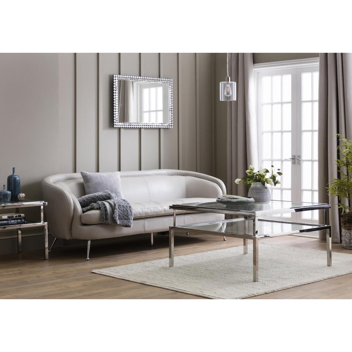 Yrsa Faux Fur Throw in Mid Grey – image 2