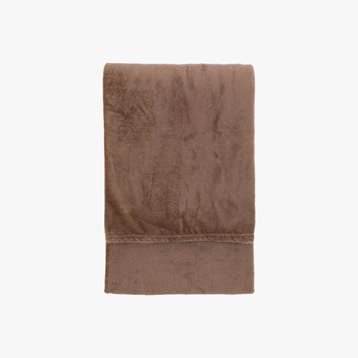 Comfort Flannel Fleece Throw in Mocha – image 3