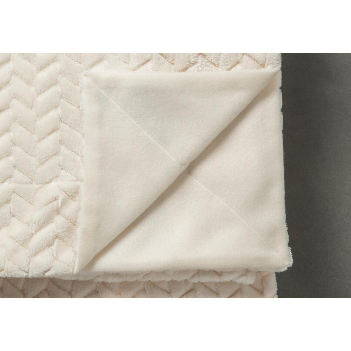 Eros Chevron Throw in Cream – image 4