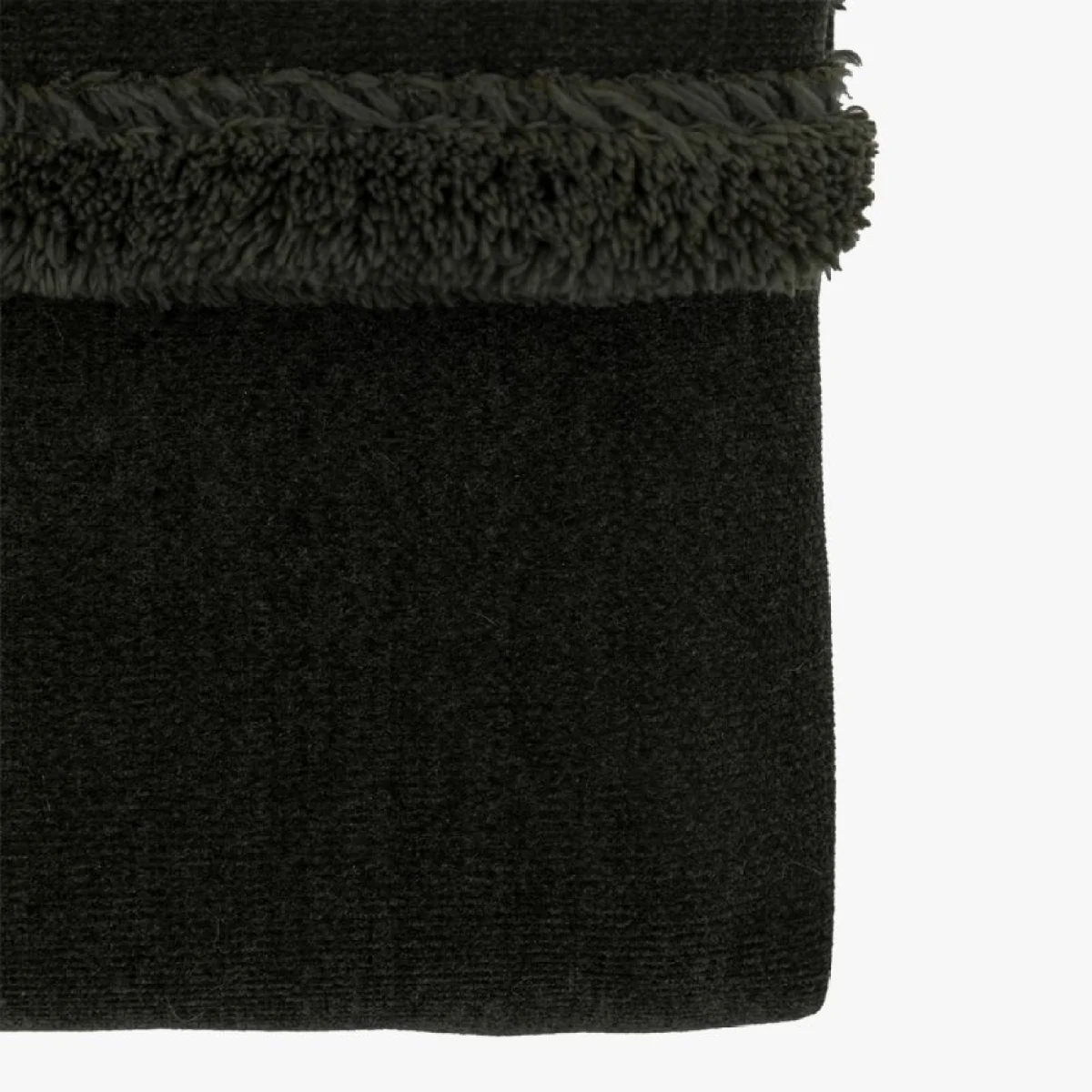 Nestle Sherpa Throw in Forest Green – image 3