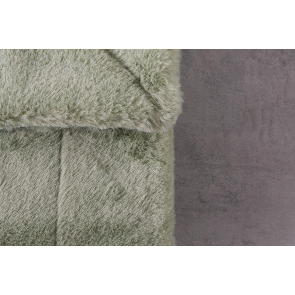 Swaddler Faux Fur Throw in Grey Large – image 2