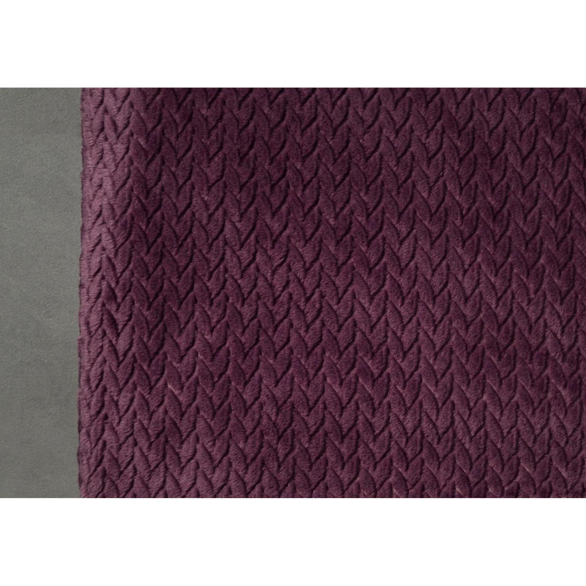 Hermes Chevron Throw in Plum – image 4