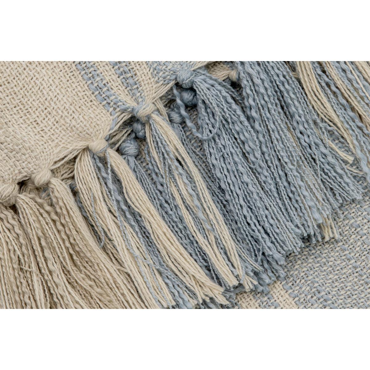 Snuggler Stripe Throw in Blue – image 2