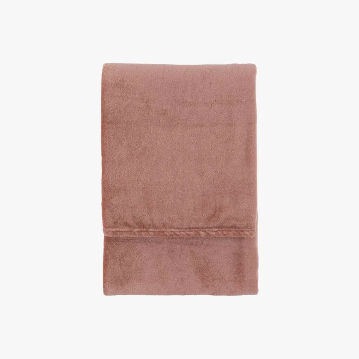 Comfort Flannel Fleece Throw in Pink – image 3
