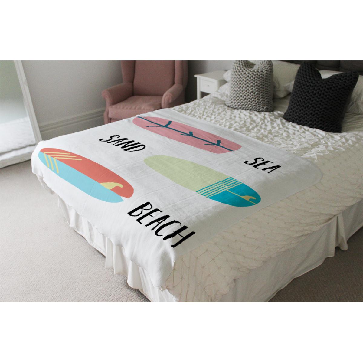 Sea Sand Surf Beach Blanket - Pink – image 4