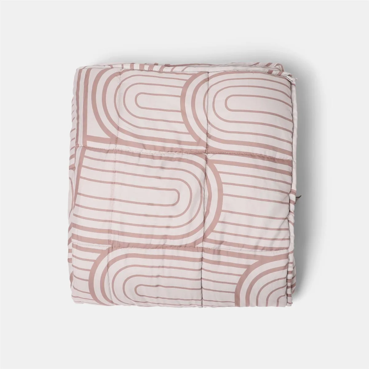 OHS Arches Print Supersoft Weighted Blanket - Natural – image 2