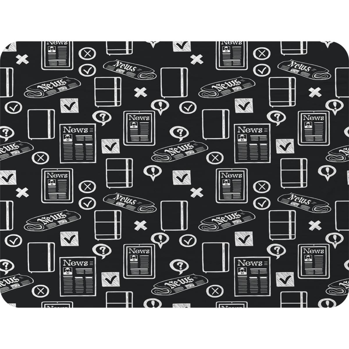 Press And Media Symbols Blanket - Black – image 2