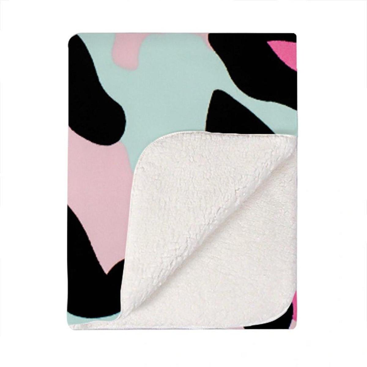 Colourful Leopard Print Blanket - Pink – image 2