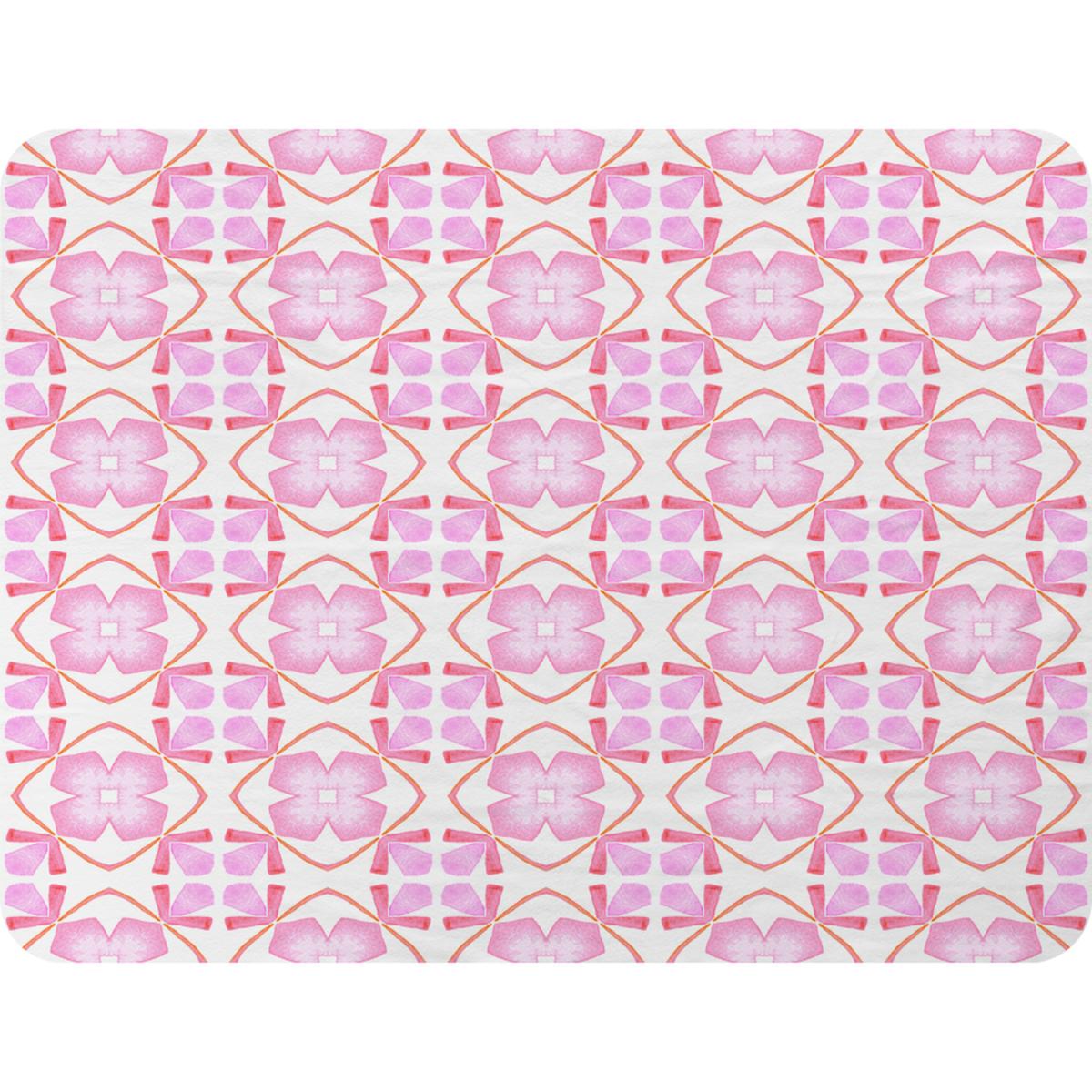 Orange Sublime Boho Chic Summer Design Blanket - Pink – image 2
