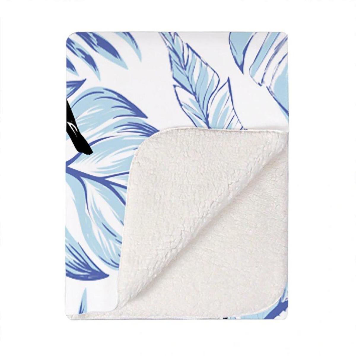 Tropical Toucan Blanket - Blue – image 2