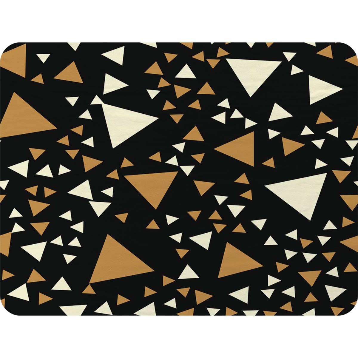 Triangles On Black Blanket - Black – image 2