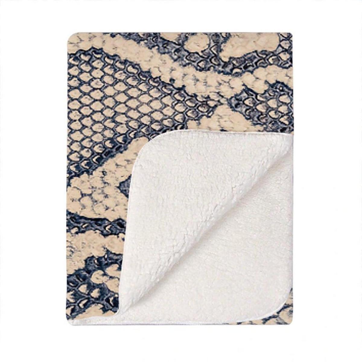 Snake Skin Blanket - Grey – image 2