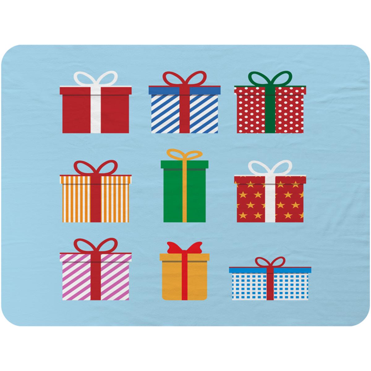 Gift Boxes Soft Blanket - Blue – image 2