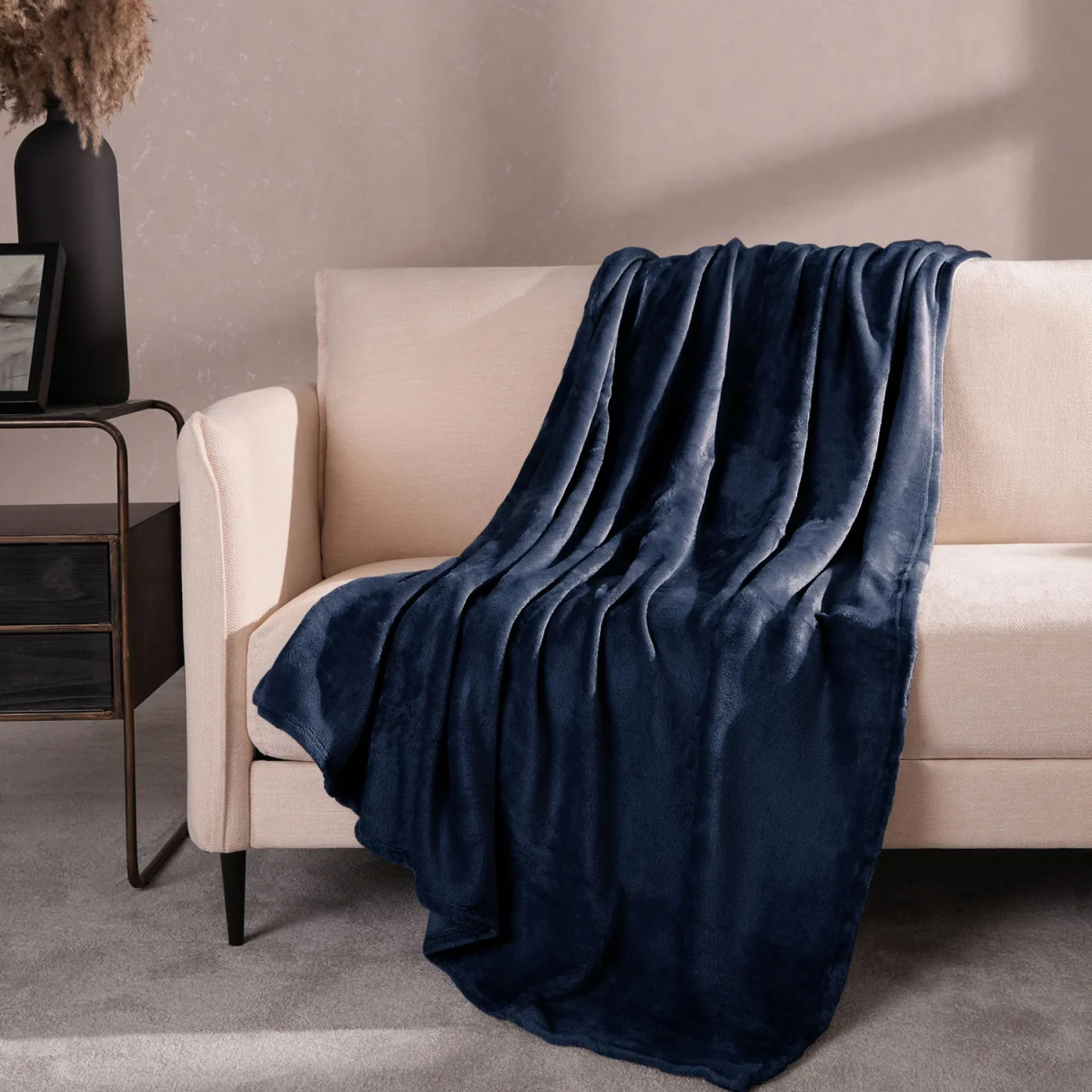 OHS Supersoft Throw - Navy Blue / 240cm – image 2