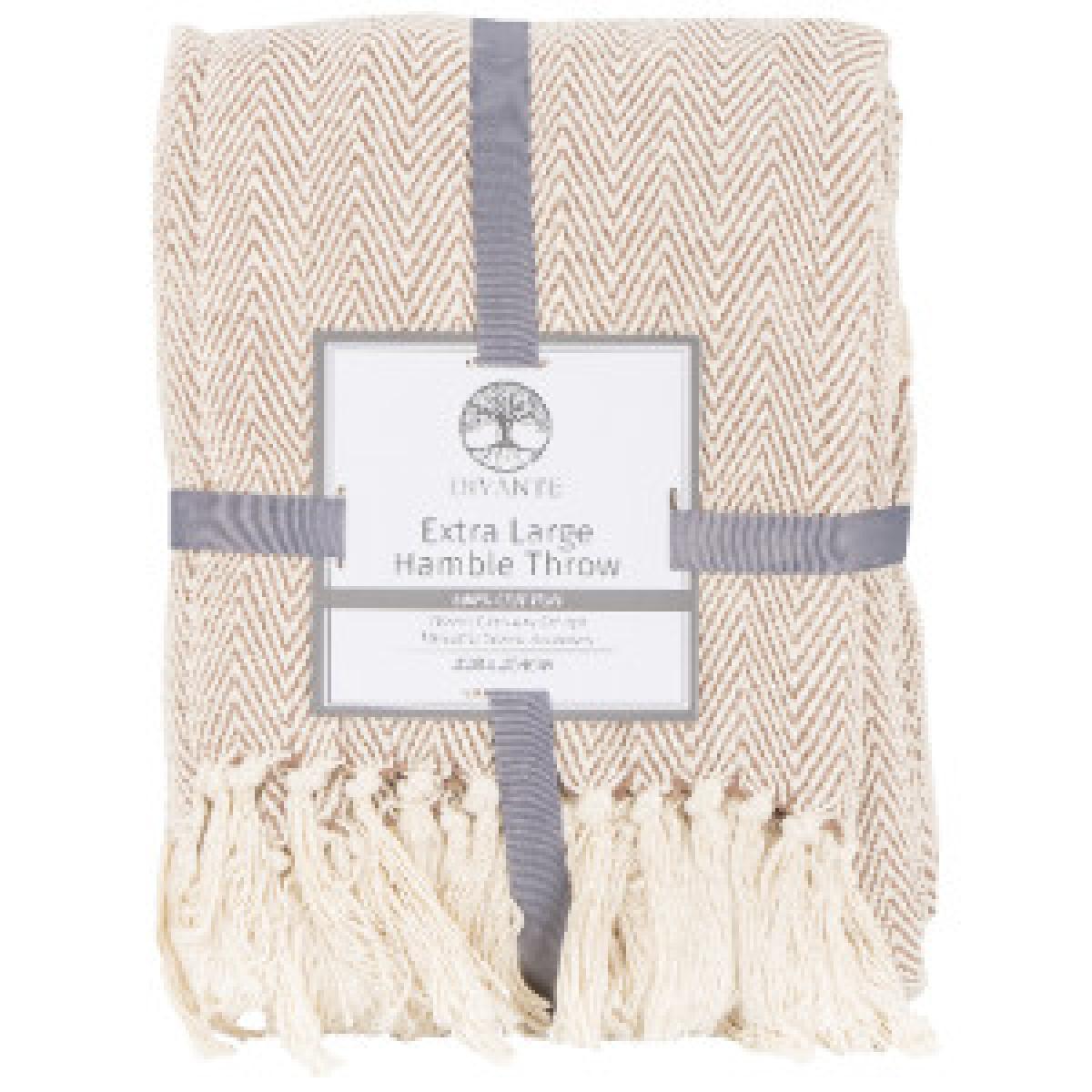 Extra Large Hamble Throw - Ochre – image 3