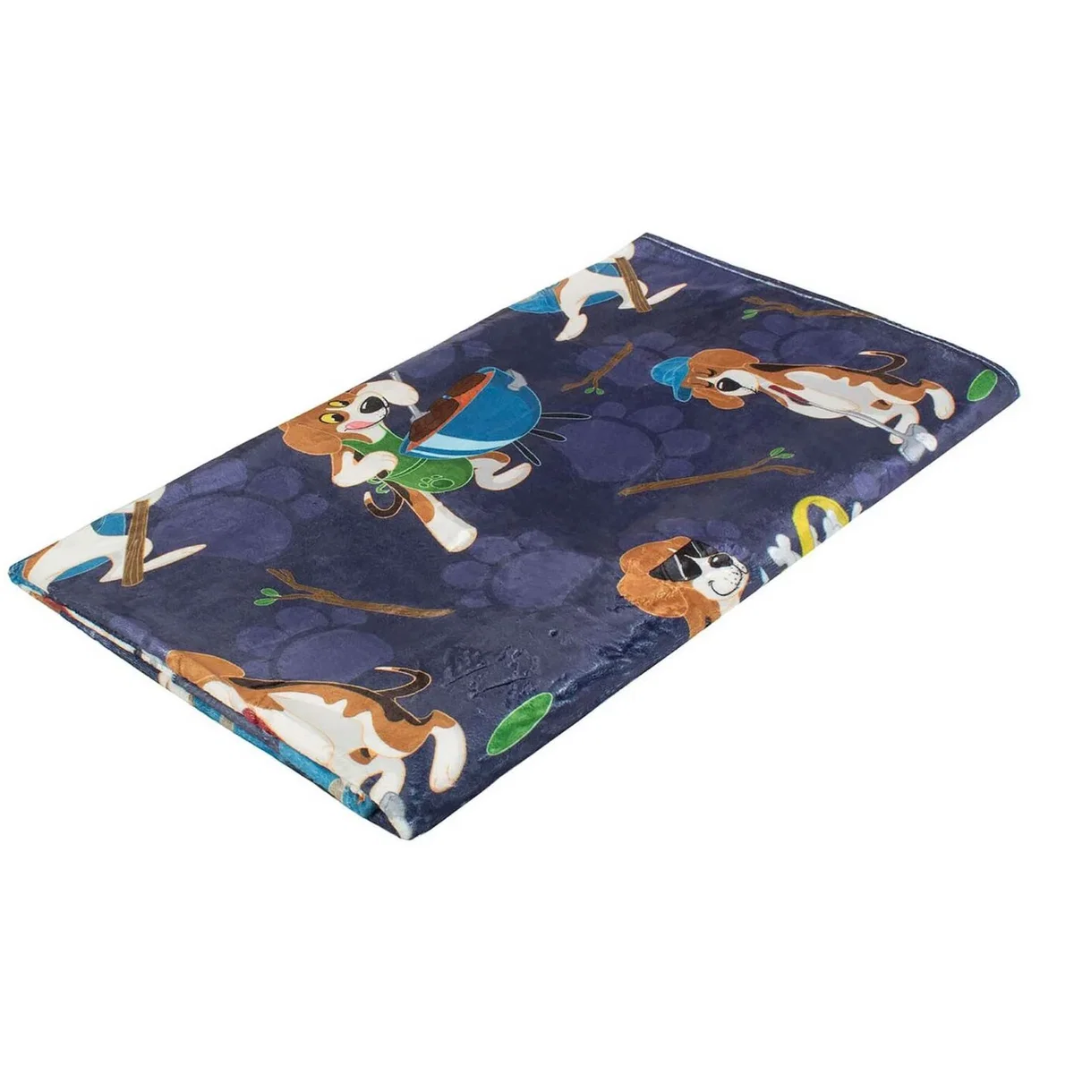 Warm Quilted Fleece Pet Blanket for Winter with Cats & Dogs - Brown – image 11