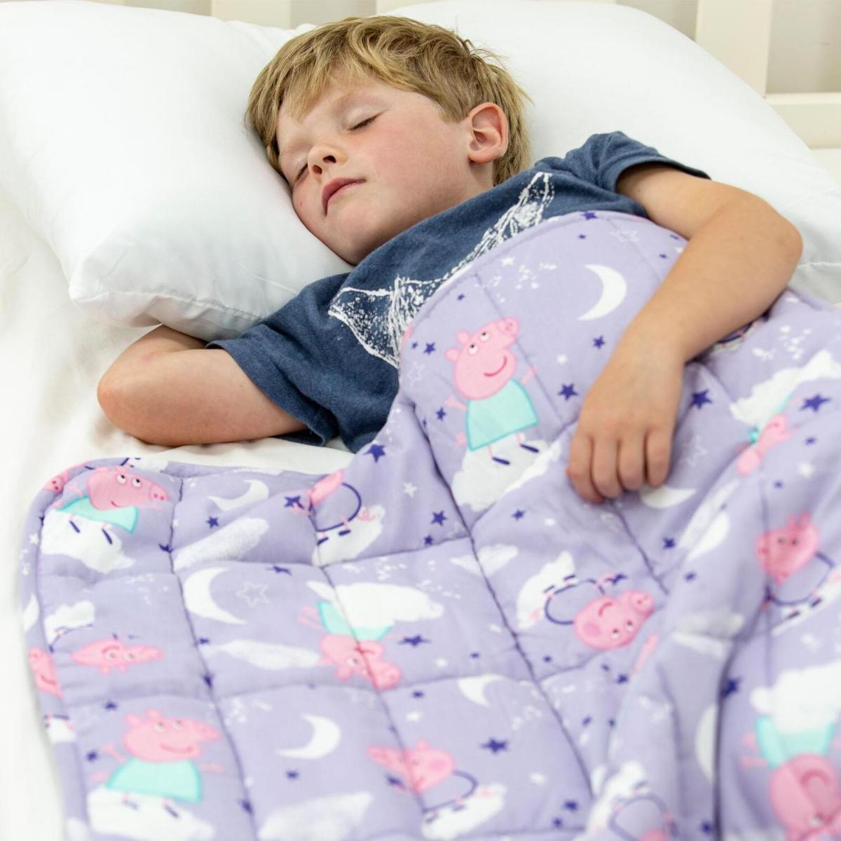 Peppa Pig Weighted Blanket Kids Childrens Throw - Pink – image 5