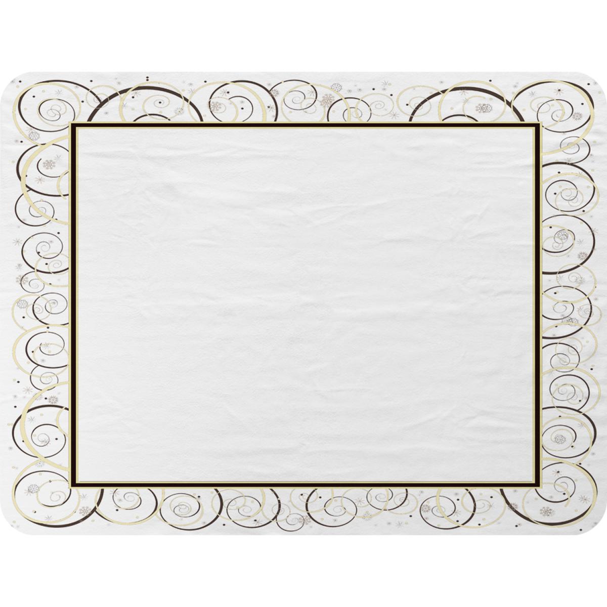 Swirling Frame Blanket - Gold – image 2